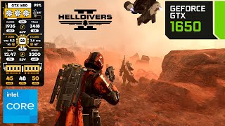 Helldivers 2 on GeForce GTX 1650 4GB [upl. by Alyekahs492]