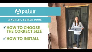 Apalus Magnetic Screen Door Installation Video 2020 [upl. by Ellehcirt782]