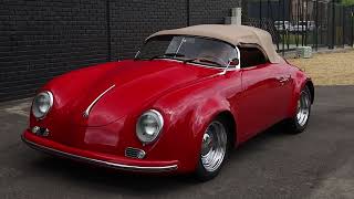 Porsche 356 Speedster Replica Walkaround and Driveby [upl. by Euseibbob]