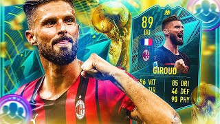 JE TESTE OLIVIER GIROUD 89 MOMENTS  rentable ou douille  🇫🇷   FIFA 22 Ultimate Team [upl. by Adnirol]