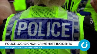 Police log 13k noncrime hate incidents [upl. by Corina]