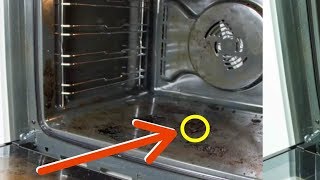 Use This Trick To Clean Your Oven In 5 Minutes [upl. by Arekahs453]