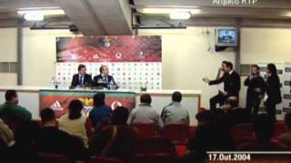 Pinto da Costa discute com Nuno Gomes na Luz [upl. by Annyl432]