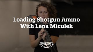 Loading Shotgun Ammo With Lena Miculek [upl. by Jalbert781]