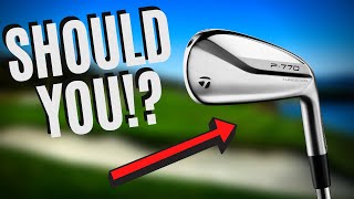 SHOULD YOU BUY THE TAYLORMADE P770 IRONS DESPITE THE PRICE FULL REVIEW [upl. by Yelkreb]