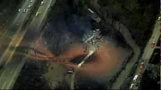 Gas pipeline explosion near Charleston West Virginia [upl. by Elyrehc]