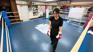 Ayako Boxing Mitt 1 on 20th Oct 2024 [upl. by Airet]