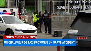 Un chauffeur de taxi sans permis envoie «plusieurs personnes» à l’hôpital  Explications 20h30 [upl. by Gargan]