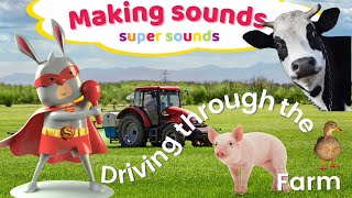 Phonics in nursery Preschool phonics FUN ON THE FARM [upl. by Selhorst656]