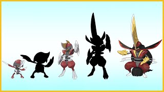 What if Pokemon had more Evolution Stages Pawniard  Bisharp  Kingambit [upl. by Mikol]