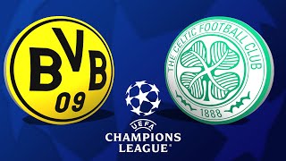 Borussia Dortmund  Celtic Glasgow  UEFA Champions League Spieltag 2  LiveradioWatchparty [upl. by Reggis]