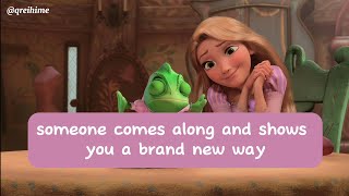 Something That I Want Lyrics Video Ost Tangled [upl. by Madden]