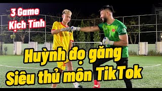 Siêu Thủ Môn TikTok Thách Đấu Huỳnh với màn so găng Penalty bóng đá kịch tính tới phút chót [upl. by Kado]