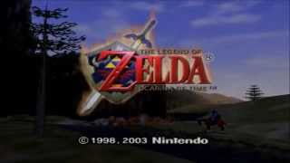 The Legend of Zelda Ocarina of Time Title Theme Animatic 1998 Nintendo [upl. by Vudimir]