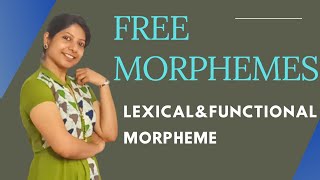 NTA UGC NET ENGLISH 2022 Free Morphemes  Lexical Morphemes Functional Morphemes [upl. by Peyton429]