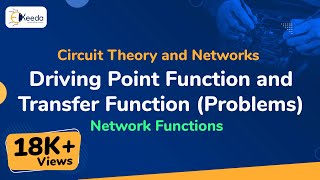 Driving Point Function and Transfer Function Problems  Network Functions [upl. by Penhall]