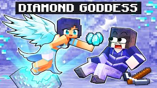 Playing as a DIAMOND GODDESS in Minecraft [upl. by Fernandes]