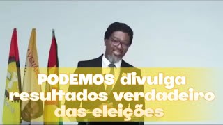 CNE em Apuros  Partido PODEMOS divulga resultados reais das eleições [upl. by Sage16]