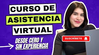 CURSO DE ASISTENTE VIRTUAL  Plantillas  Consigue trabajos remotos en español [upl. by Chelton]