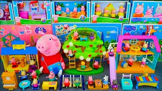 14 Minutes satisfying With Unboxing Cute Peppa Pig Holi Park Toy collection ASMR  Review Peppa pig [upl. by Tony]