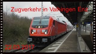 Zugverkehr in Vaihingen Enz 22032017 [upl. by Siegfried]