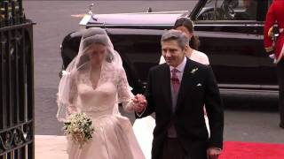 Catherine Middleton arrives at Westminster Abbey [upl. by Ttcos547]