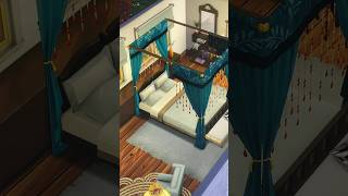 Custom 4 poster bed frame in the Sims [upl. by Einnoj655]