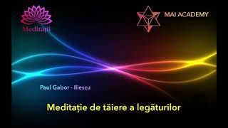 MAI Academy Meditatie de taiere a legaturilor Paul Gabor Iliescu [upl. by Cordell978]