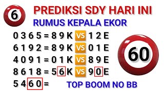 PREDIKSI SIDNEY HARI INI  PREDIKSI SYDNEY 14 AGUSTUS 2024  RUMUS KEPALA EKOR SDY [upl. by Nnyleve]