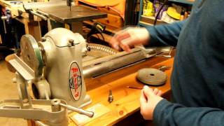 8 My Myford ML8 woodturning lathe [upl. by Deys]