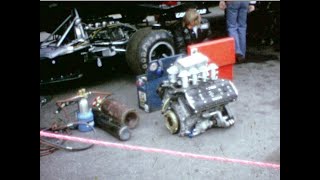 F1 Anderstorp 1973 the pit area Friday race Sunday  pictures of drivers and cars from this age [upl. by Uliram]