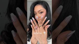 Nail Glo Up Using Our Chrome French lavaabeauty nails chromenails nailtransformation diynails [upl. by Enylodnewg961]