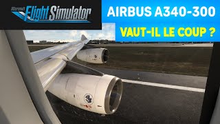 AIRBUS A340300  FLIGHT SIMULATOR 2020 [upl. by Burlie]