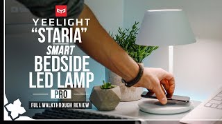 Yeelight Staria Pro  smart bedside lamp with QI charger Xiaomify [upl. by Bria]