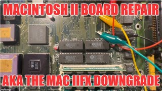 Battery Damaged Mac IIfx Repair or Downgrade  Part 2 [upl. by Seavey974]