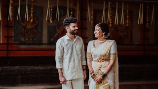 Kerala Traditional Hindu Wedding Highlights  Sreehari amp Ananya  Stories from i max [upl. by Louella87]