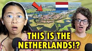 Our Reaction to Top 10 Places To Visit in The Netherlands [upl. by Adnamaa]