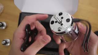 Turnigy aerodrive SK36364 245KV Outrunner Brushless motor unboxing [upl. by Pisarik]