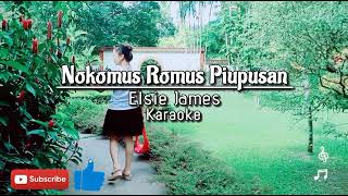 Elsie James  Nokomus romus piupusan karaoke video  Apa kau lagu [upl. by Kroy]