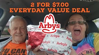 Is this Deal at Arbys Worth it 2 FOR 7 Review [upl. by Frazer]