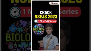 🏆🥇NSEJS 2023 1 minute PYQ Solution  Biology  Motion Olympiad Foundation motionkota foundation [upl. by Enal]