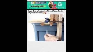 Super strong neodymium magnet powerful testing 😱😳sorts magnetic ytshorts [upl. by Zat4]