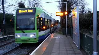 Morden Road Tram Stop [upl. by Nahgam]