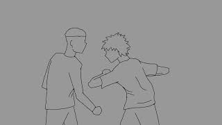 Sakuga Fight Practice  Rough Animator [upl. by Hurty]