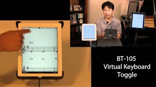 Musicnotes iPad app adds support for AirTurn Hands Free Page Turner [upl. by Doughty]