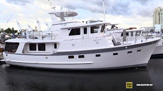 2022 Kadey Krogen 52 Trawler Yacht  Walkaround Tour  2021 Fort Lauderdale Boat Show [upl. by Drucy]