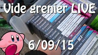 Vide Grenier LIVE  6 Septembre 2015 [upl. by Ecylla]