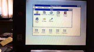 Installing MSDOS 622 and Windows for WorkGroups 311 on the Toshiba T2130CT [upl. by Mali837]