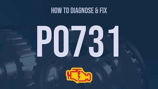 How to Diagnose and Fix P0731 Engine Code  OBD II Trouble Code Explain [upl. by Dorian]