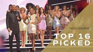 The 70TH MISS UNIVERSE Top 16 Picked  Miss Universe [upl. by Iniretake236]